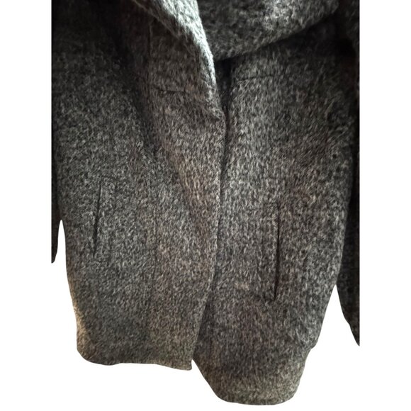 Kenneth Cole Women's Gray Wool Blend Coat L/G - Picture 7 of 10
